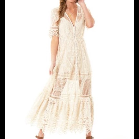 NWT Spell & the Gypsy Collective Rhiannon gown XL - Picture 3 of 8
